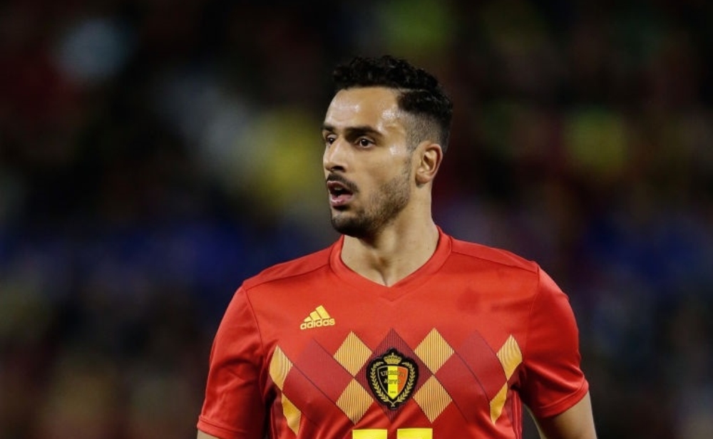 ناصر الشادلي لاعب المنتخب البلجيكي
