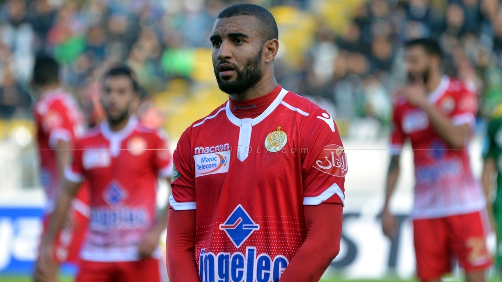 لاعب الوداد الرياضي إسماعيل الحداد (27 سنة) / عدسة البطولة