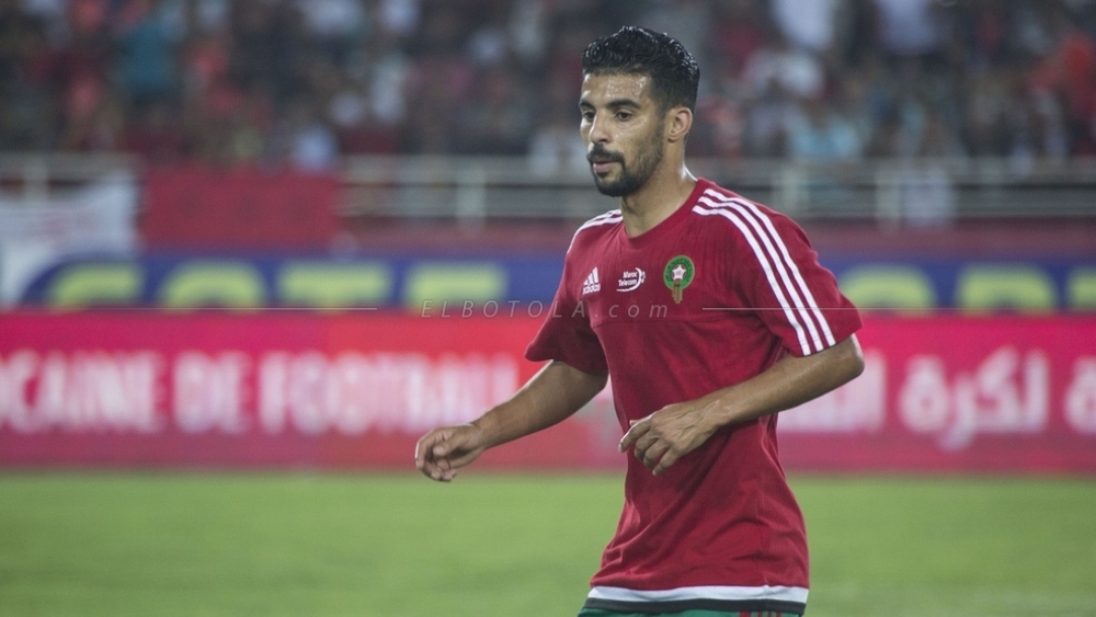لاعب المنتخب المغربي مبارك بوصوفة
