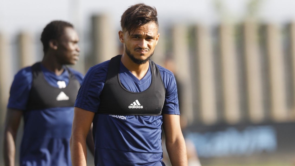 سفيان بوفال في تدريبات سيلتا فيجو