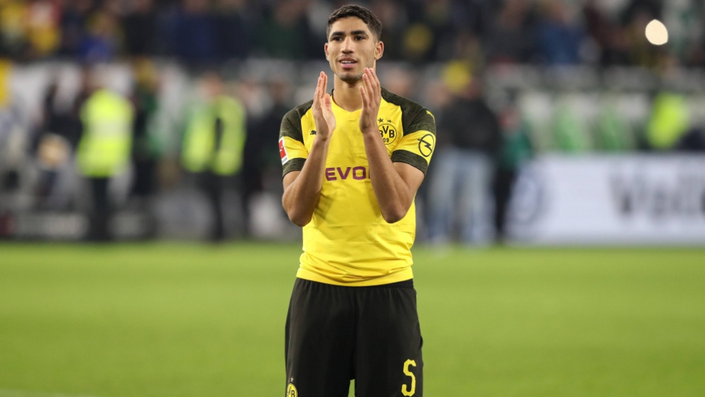 لاعب بوروسيا دورتموند أشرف حكيمي