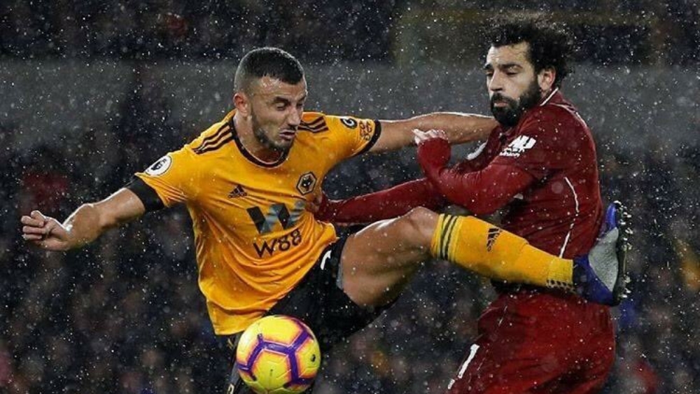 رومان سايس ومحمد صلاح