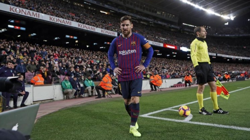 نجم برشلونة ليونيل ميسي