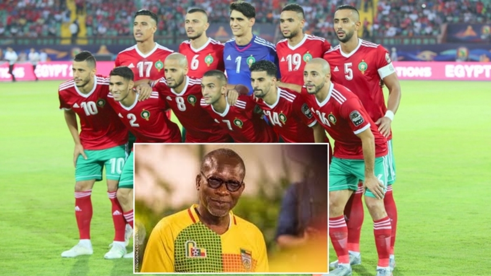 المنتخب الوطني المغربي / رئيس دولة البنين باتريس تالون