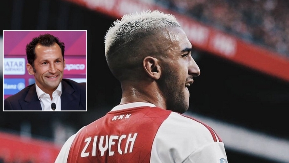 نجم أياكس حكيم زياش / المدير الرياضي للبايرن صالحميديتش