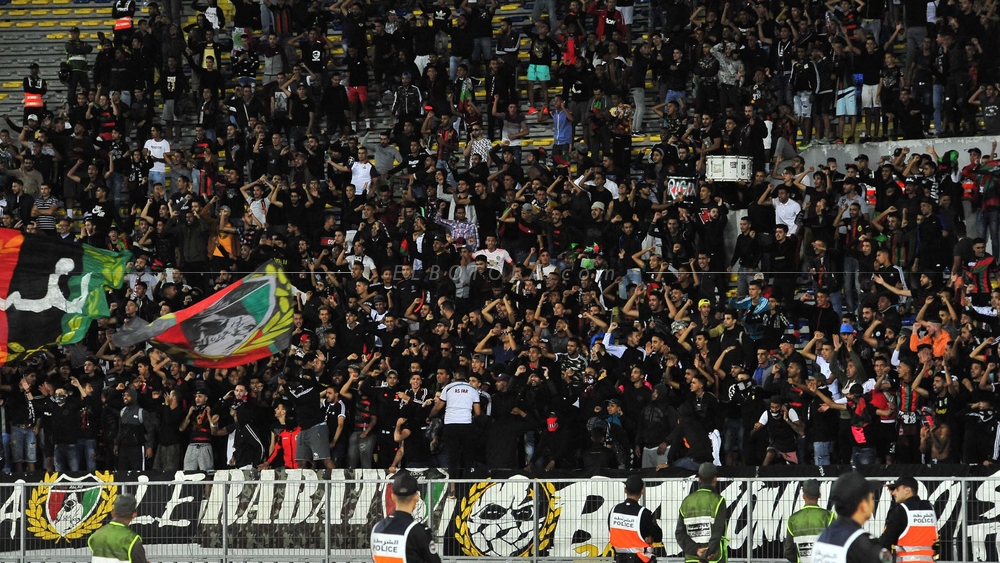 جماهير الجيش الملكي من مباراة الوداد