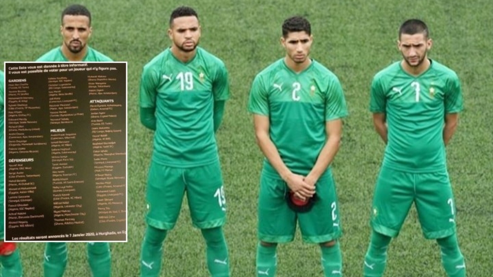 زياش وحكيمي يتقدمون نجوم المغرب في قائمة المرشحين لدخول "تشكيلة السنة"