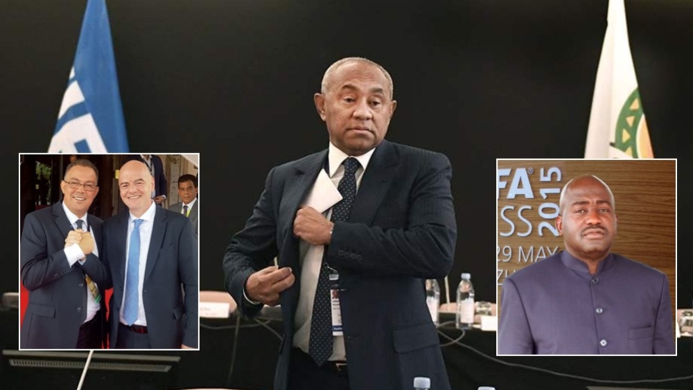 رئيس الاتحاد الأفريقي (الكاف) أحمد أحمد / الليبيري موسى بيليتي الموقوف 10 سنوات بعد ثبوت تورطه في تهم فساد