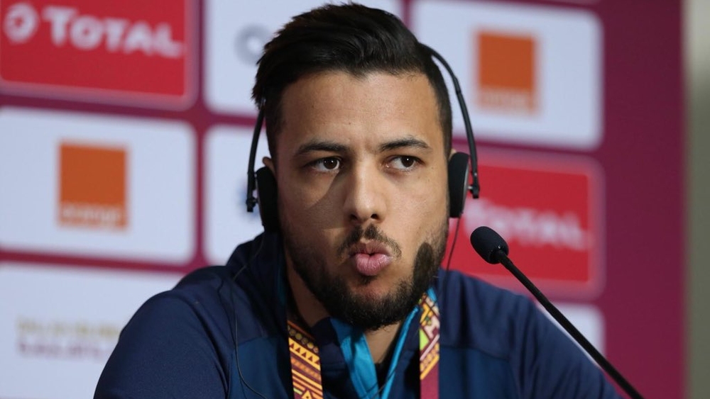 لاعب الترجي التونسي إيهاب لمباركي