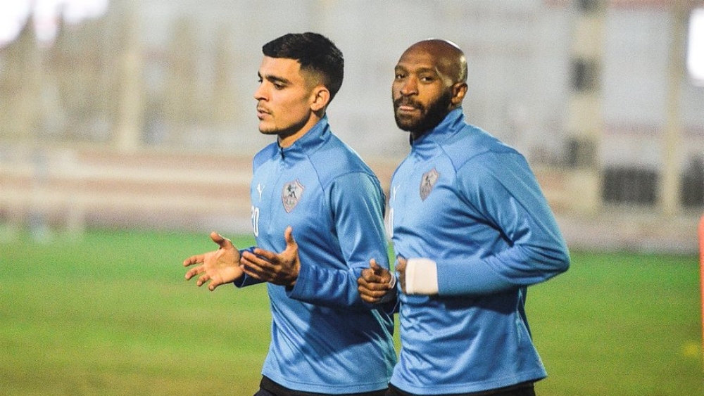 أشرف بنشرقي من آخر حصص الزمالك التدريبية