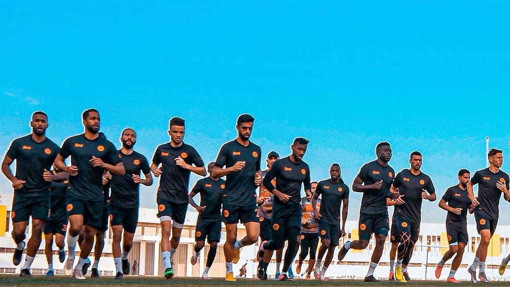 كتيبة نهضة بركان تجري أول مران بموريتانيا