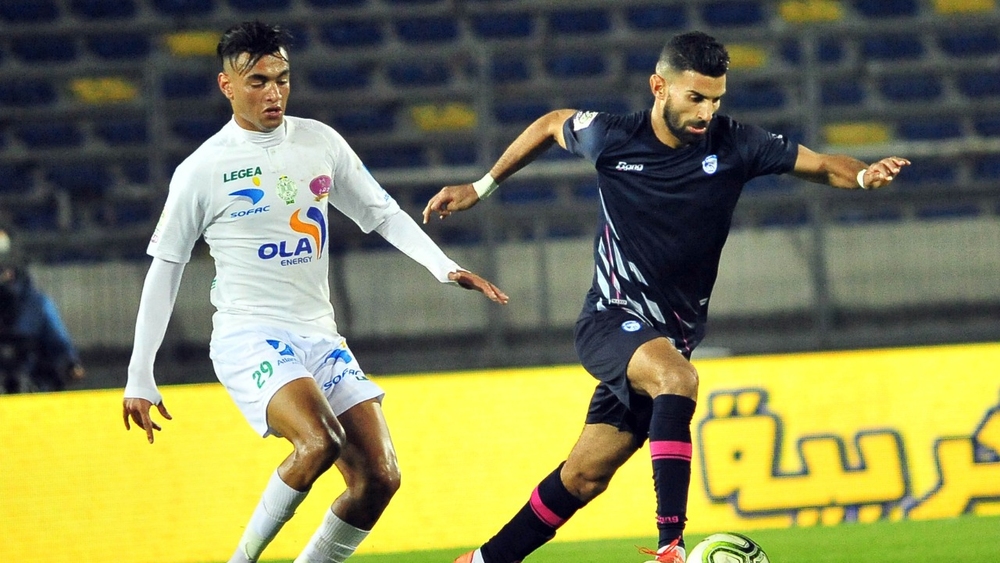 هشام مرشاد من مباراة الرجاء الرياضي