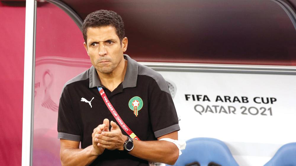 الحسين عموتة مدرب المنتخب الرديف