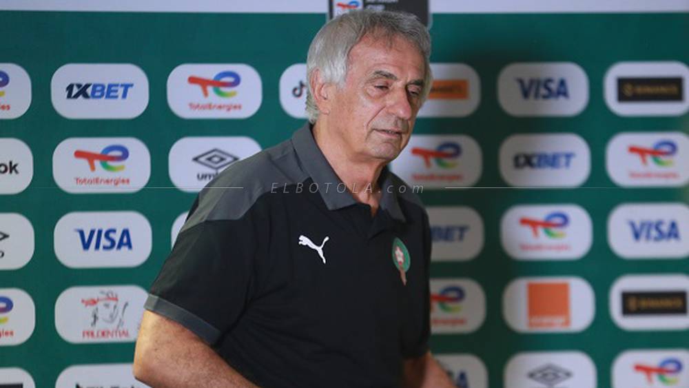 وحيد خليلوزيتش مدرب المنتخب المغربي / عدسة: عز العرب نايبط