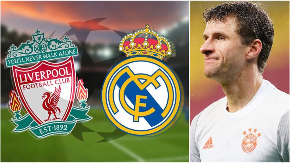 لاعب بايرن ميونخ توماس مولر يصرح أتوقع التعادل 2-2 في نهائي دوري الأبطال وفوز ليفربول بركلات الترجيح