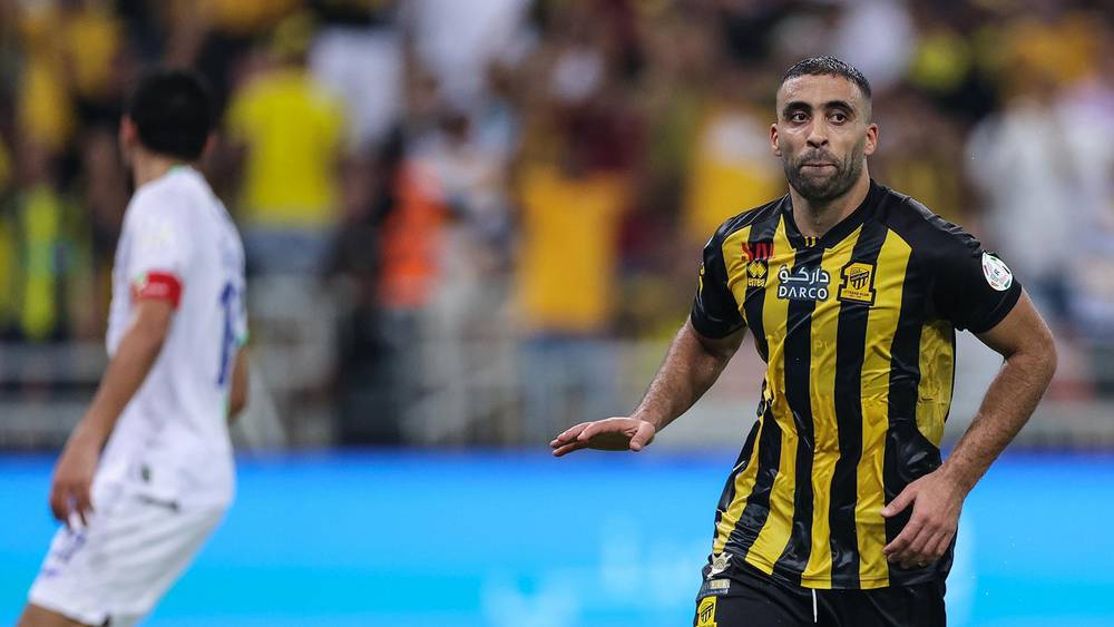 المغربي عبد الرزاق حمد الله يسجل ضد الفتح