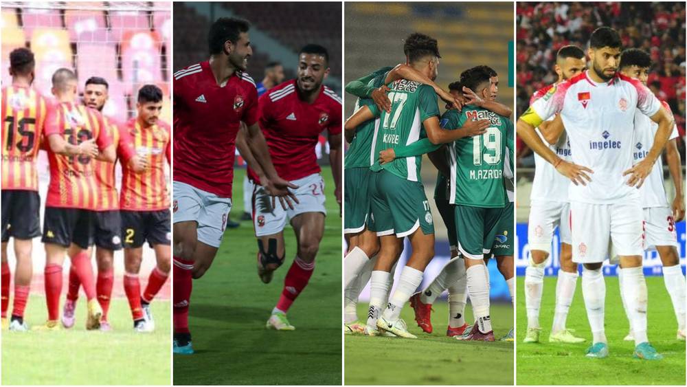 الوداد والرجاء والأهلي والترجي في التصنيف الأول لسحب قرعة دور المجموعات لدوري أبطال أفريقيا في نونبر المقبل