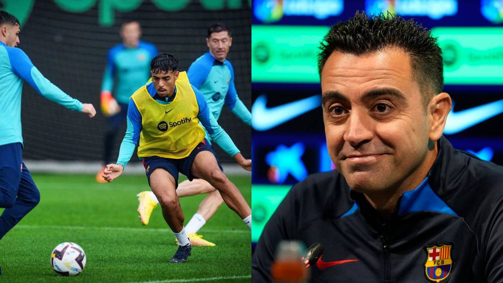 تشافي يتحدث عن المغربي شادي رياض