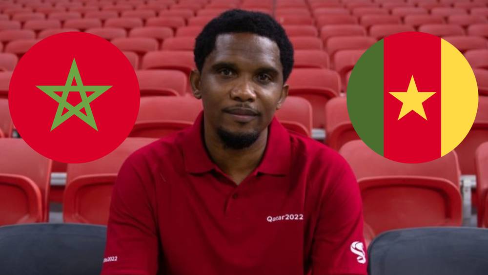 صامويل إيتو الكاميرون ستفوز بنهائي كأس العالم 2022 أمام المغرب