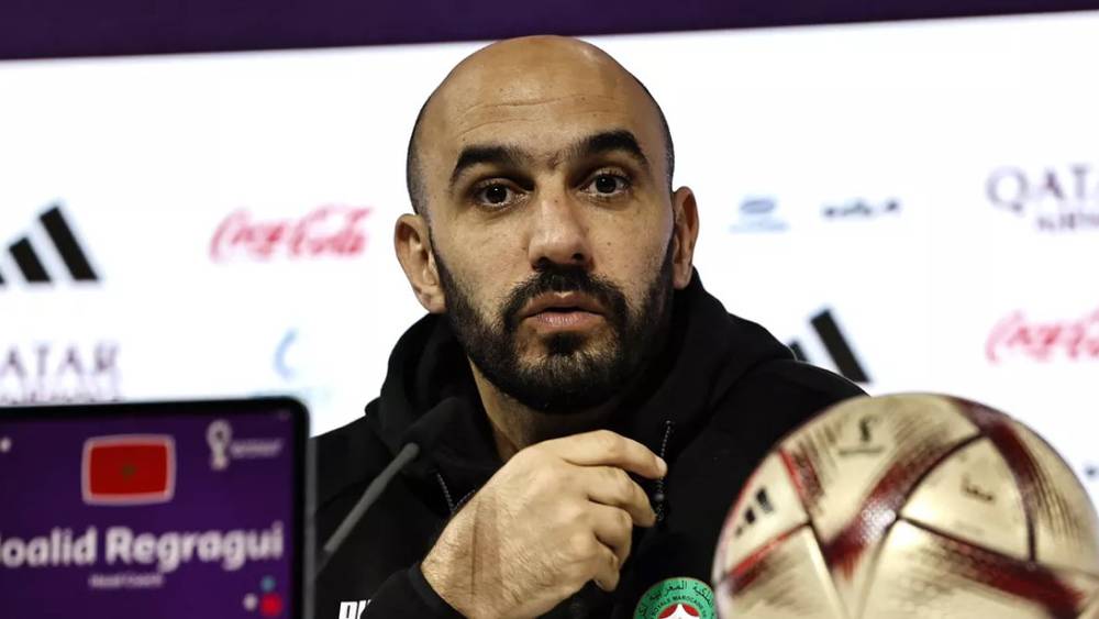 وليد الركراكي متحدثا عن مواجهة فرنسا لدينا فرصة ولا أرغب في تضييعها لا أريد أن أنتظر 40 سنة ونحن هنا للفوز بكأس العالم