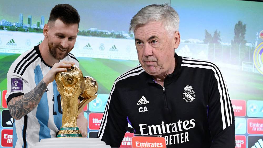 كارلو أنشيلوتي يرفض القول إن ميسي هو الأفضل في التاريخ