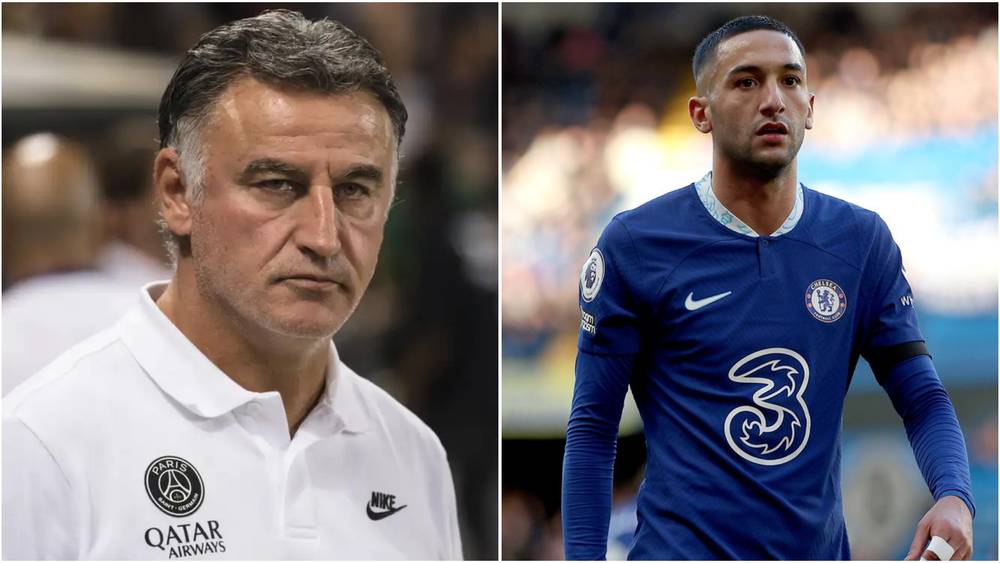 مدرب باريس سان جيرمان غالتييه يصرح باريس سان جيرمان يعمل على جلب حكيم زياش لكن حتى هذه اللحظة لا يزال لاعبا لتشيلسي