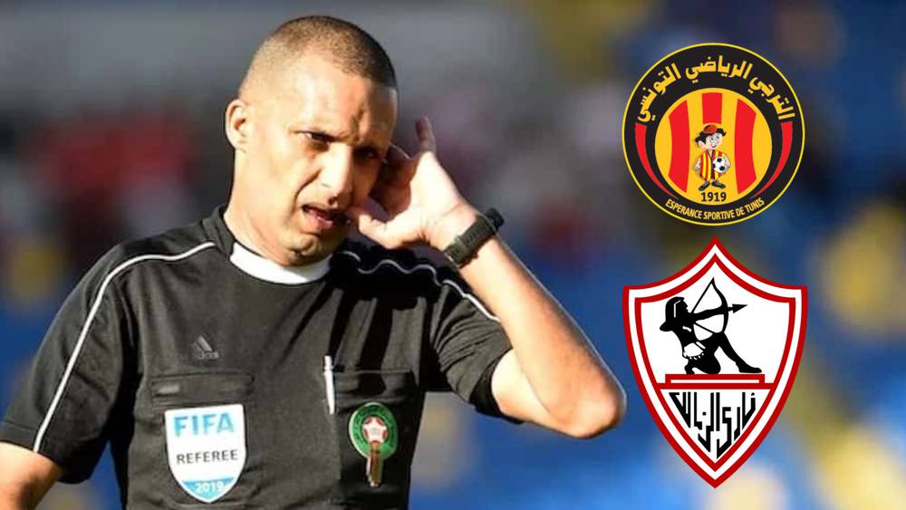 رضوان جيد يدير مباراة الترجي التونسي والزمالك المصري في دوري أبطال أفريقيا