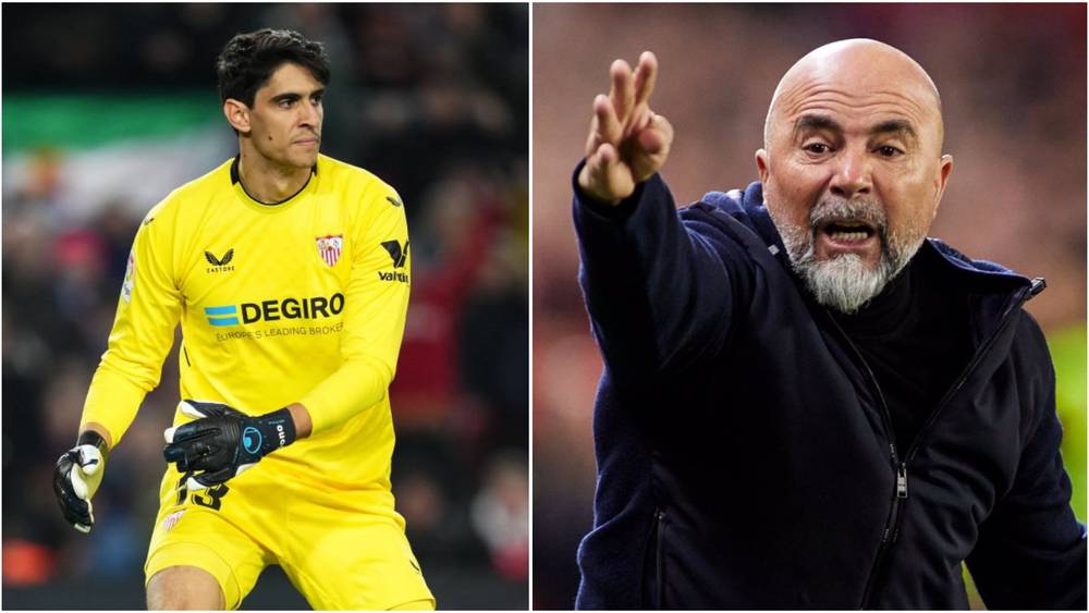 مدرب إشبيلية خورخي سامباولي يصرح ياسين بونو أصيب بالتهاب في المعدة والأمعاء مع ارتفاع في درجة الحرارة ولا أعرف كيف ستتطور الأمور معه