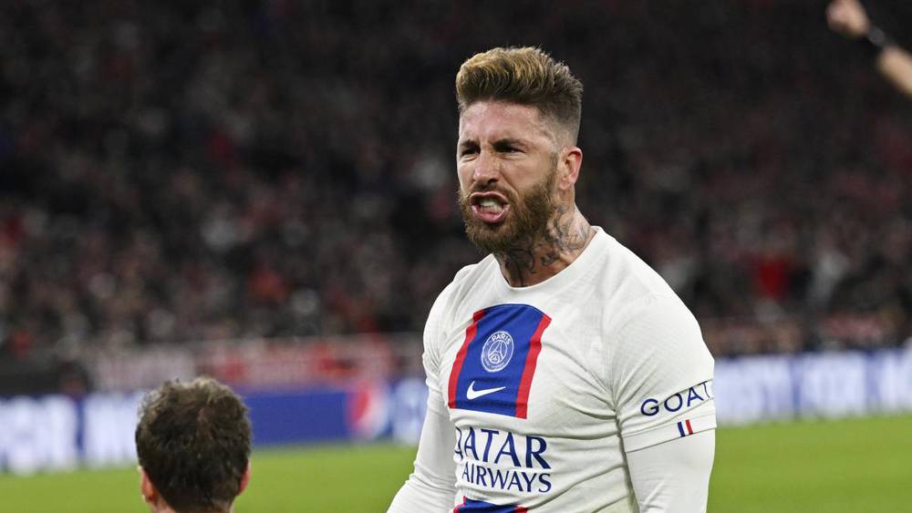 سيرخيو راموس يردد بعد إقصاء فريقه من دوري الأبطال أمام بايرن ميونخ اللعنة على من أنجب باريس