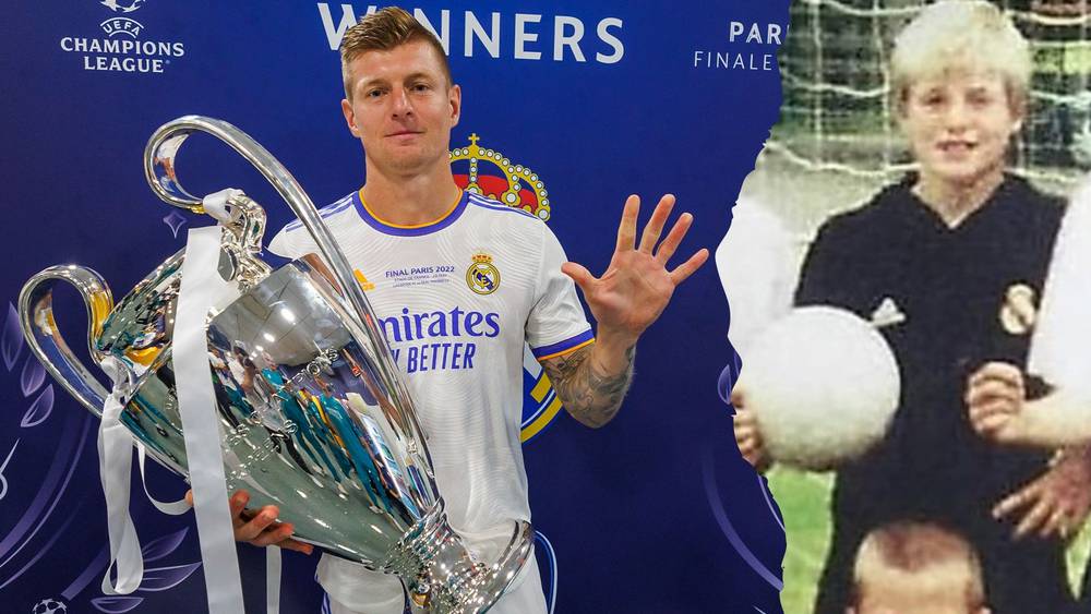 توني كروس يتحدث عن ارتدائه قميص ريال مدريد في طفولته