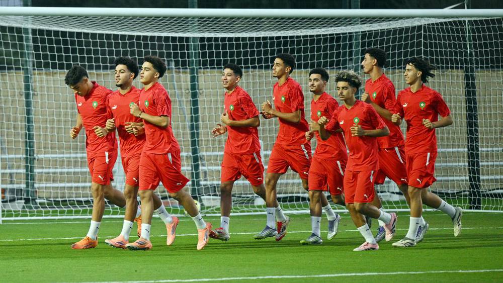 المنتخب المغربي يستأنف تداريبه استعدادا لمواجهة مالي في ثمن نهائي مونديال الناشئين