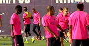 من تداريب برشلونة هذا اليوم 