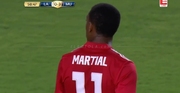 تحركات أنتونيو مارسيال في مباراة مان يونايتد و غالاكسي