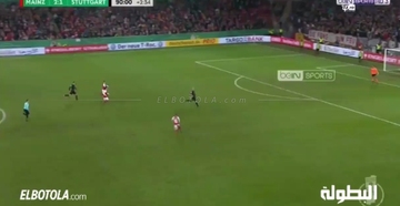 هدف ماينتس الثالث في مرمى شتوتجارت