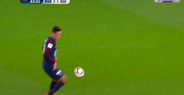 هدف  باريس سان جيرمان الثالث في مرمى جينجان