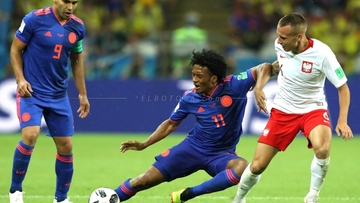 أهداف مباراة بولندا و كولومبيا