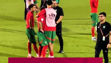 حسرة كبيرة للاعبي المنتخب المغربي بعد الهزيمة أمام البرازيل ❌
