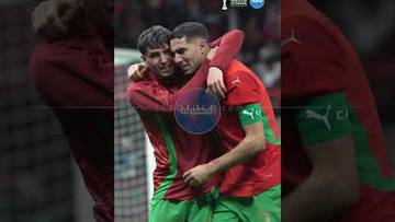 لحظة مؤثرة.. بكاء حكيمي ودياز بعد التأهل لنهائي كأس أفريقيا🥹🦁🇲🇦