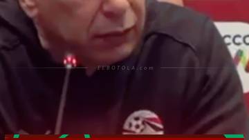 حسام حسن يرفض الإجابة عن أسئلة الصحفيين المغاربة ويكتفي بالصمت 😶