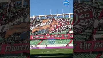 تيفو جماهير "سوبرا ريبلز" في مباراة الحسنية والكوديم ⚽