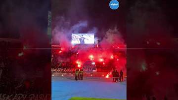 فرحة اللاعبين وكراكاج الجماهير.. السعادة تغمر مكونات الجيش بهدف التقدم