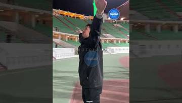 لاعبو الماص يشاركون فرحة الانتصار مع أنصارهم 🟡⚫️