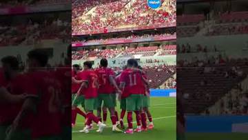 فرحة لاعبي المنتخب المغربي بهدف الصيباري في شباك مدغشقر 😍